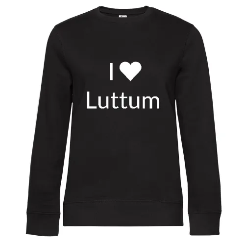 I Love Luttum Sweat Frauen Queen Crew Neck