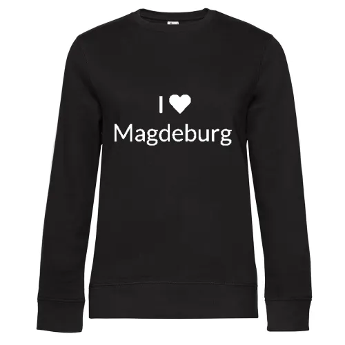 I Love Magdeburg Sweat Frauen Queen Crew Neck
