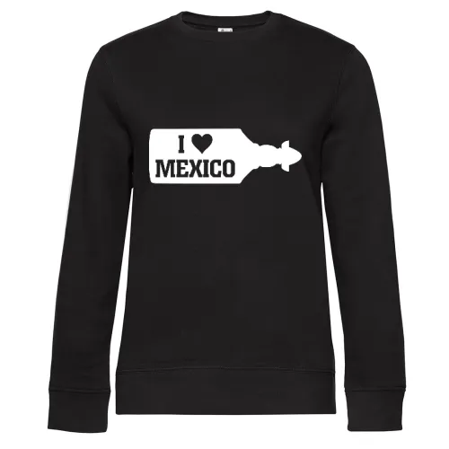 I Love Mexico Sierra Tequila Flasche Sweat