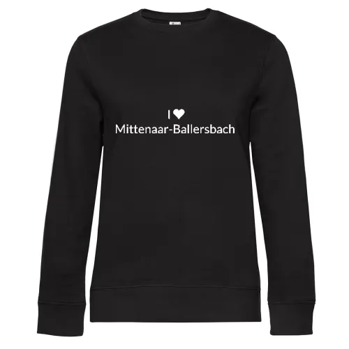 I Love Mittenaar-Ballersbach Sweat Frauen Queen Crew Neck