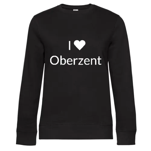 I Love Oberzent Sweat Frauen Queen Crew Neck