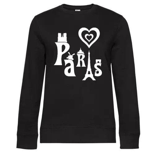 I Love Paris Frauen Sweat