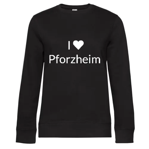 I Love Pforzheim Sweat Frauen Queen Crew Neck