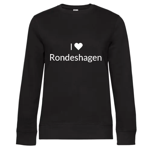 I Love Rondeshagen Sweat Frauen Queen Crew Neck