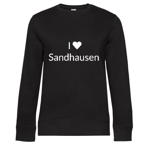 I Love Sandhausen Sweat Frauen Queen Crew Neck