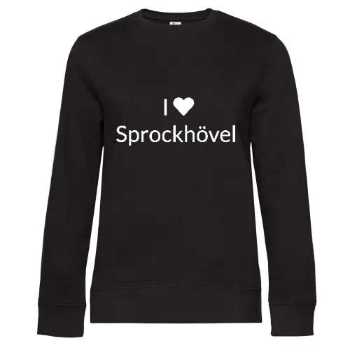 I Love Sprockhövel Sweat Frauen Queen Crew Neck