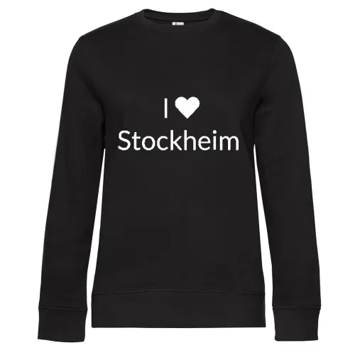 I Love Stockheim Sweat Frauen Queen Crew Neck