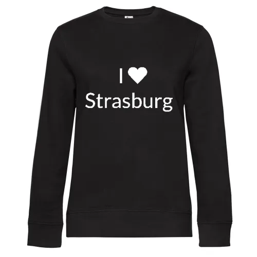 I Love Strasburg  Sweat Frauen Queen Crew Neck