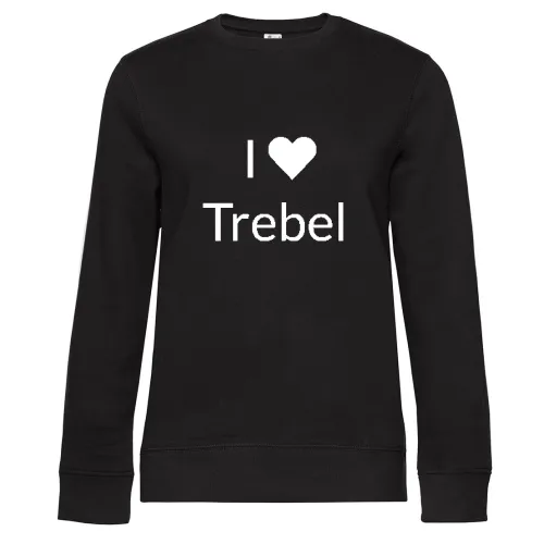 I Love Trebel Sweat Frauen Queen Crew Neck