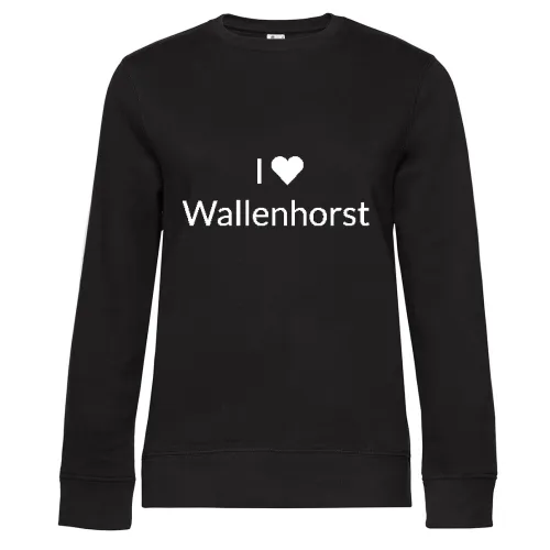 I Love Wallenhorst Sweat Frauen Queen Crew Neck