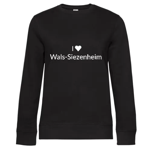I Love Wals-Siezenheim Sweat Frauen Queen Crew Neck