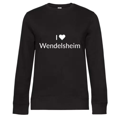 I Love Wendelsheim Sweat Frauen Queen Crew Neck