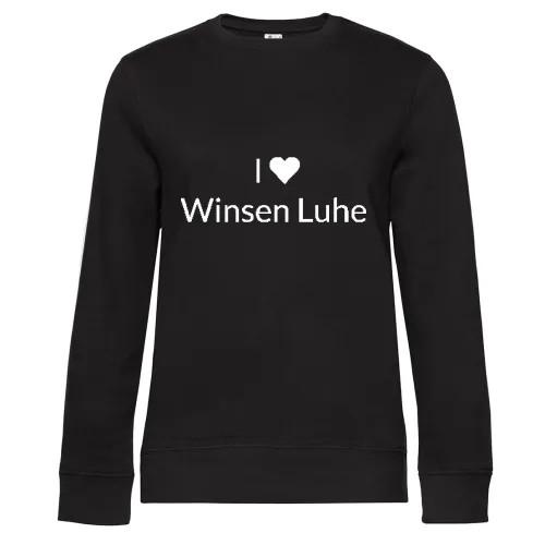 I Love Winsen Luhe Sweat Frauen Queen Crew Neck