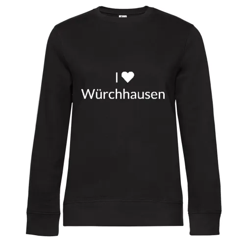 I Love Würchhausen Sweat Frauen Queen Crew Neck