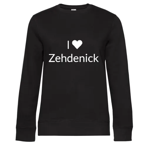 I Love Zehdenick Sweat Frauen Queen Crew Neck
