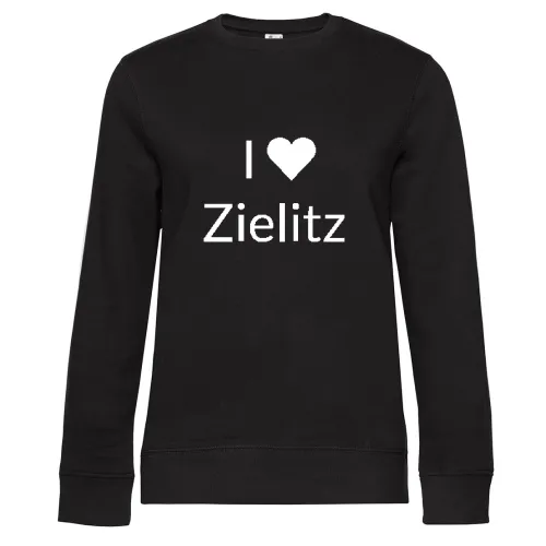 I Love Zielitz Sweat Frauen Queen Crew Neck