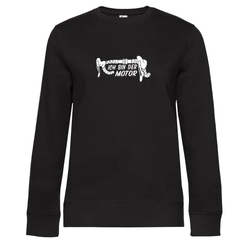 Ich Bin Der Motor Rennrad Cyclocross Lenker Motiv Sweat Frauen Queen Crew Neck
