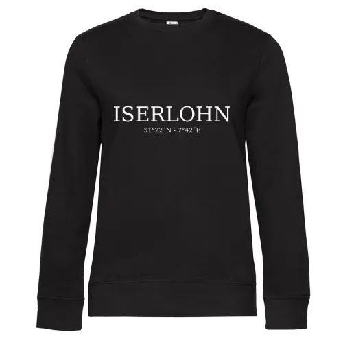 Iserlohn Koordinaten Sweat Frauen Queen Crew Neck