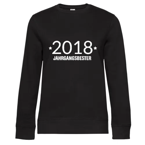 Jahrgangsbester 2018 Sweat Frauen Queen Crew Neck