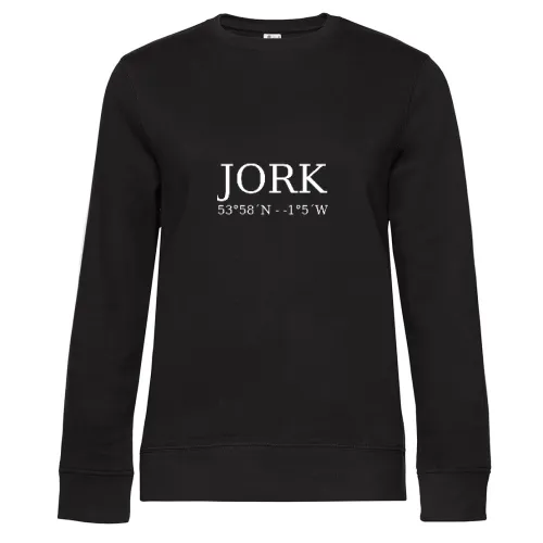Jork Koordinaten Sweat Frauen Queen Crew Neck