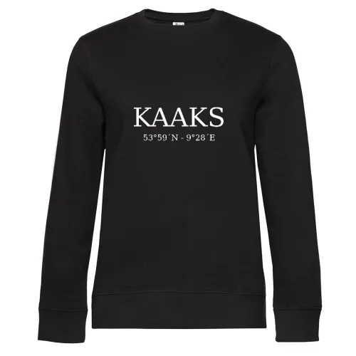 Kaaks Koordinaten Sweat Frauen Queen Crew Neck