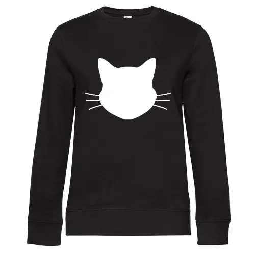 Katzenkopf mit Borsten Sweat