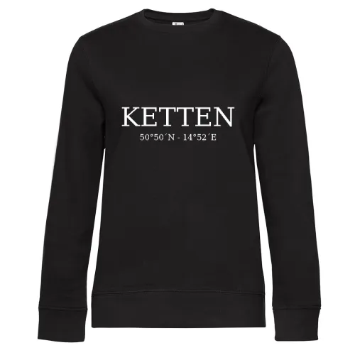 Ketten Koordinaten Sweat Frauen Queen Crew Neck