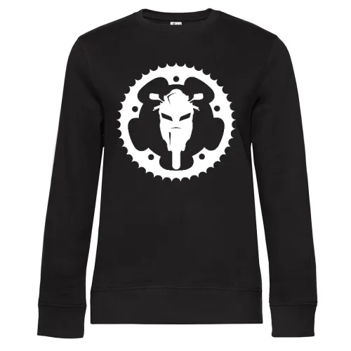 Kettenblatt Motorrad Front Sweat Frauen Queen Crew Neck