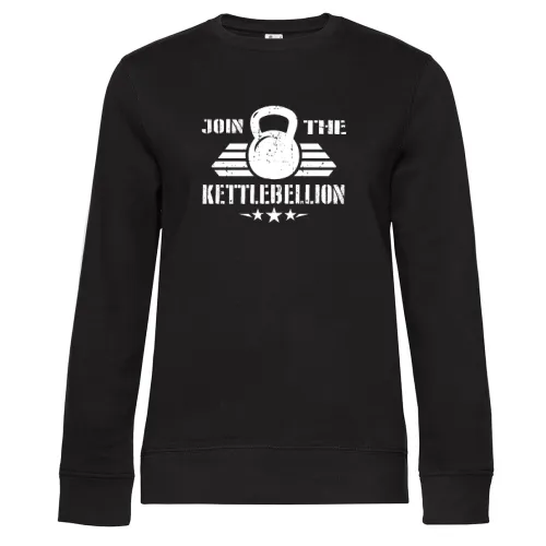 Kettlebell Fitness Fitnessstudio Geschenkidee Sweat Frauen Queen Crew Neck
