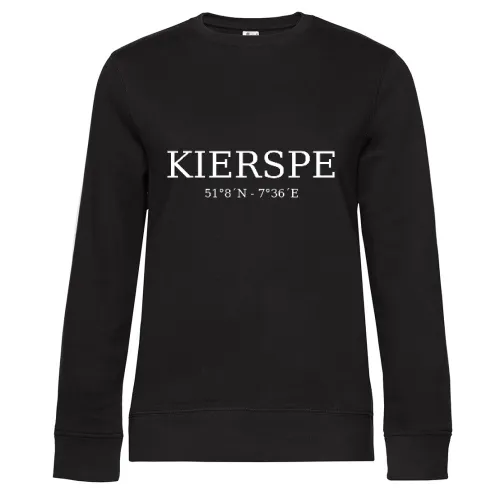 Kierspe Koordinaten Sweat Frauen Queen Crew Neck
