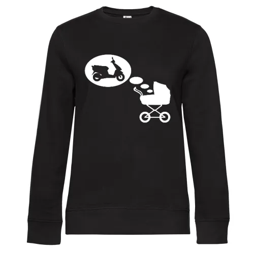 Kinderwagentraum Motorroller Frauen Sweat Kinderwagentraum Motorroller Sweat