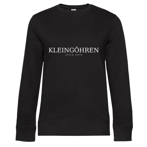 Kleingöhren Koordinaten Sweat Frauen Queen Crew Neck