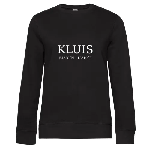 Kluis Koordinaten Sweat Frauen Queen Crew Neck