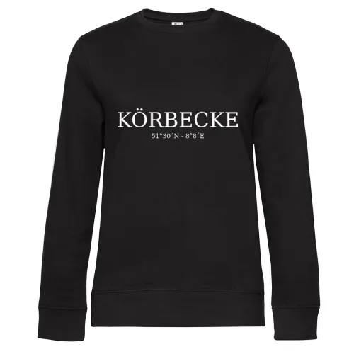Körbecke Koordinaten Sweat Frauen Queen Crew Neck