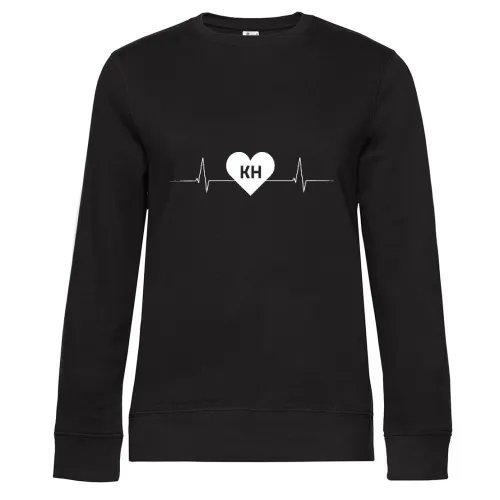 Kreuznach KH Nummernschild Herzschlag Sweat Frauen Queen Crew Neck