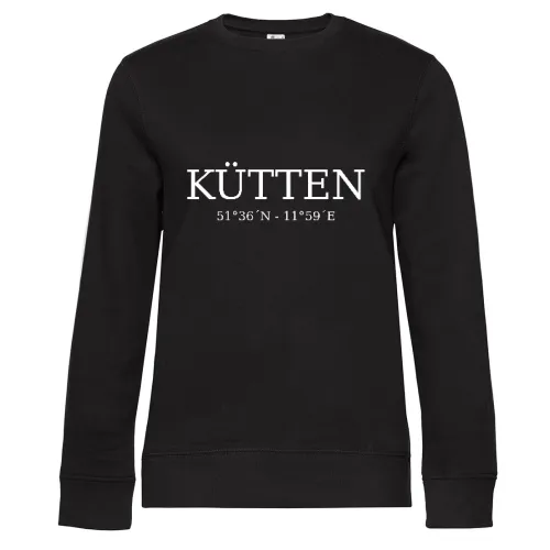Kütten Koordinaten Sweat Frauen Queen Crew Neck