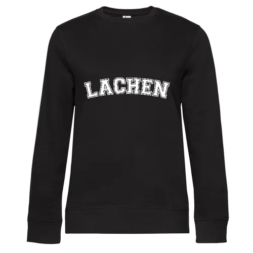 Lachen Sweat Frauen Queen Crew Neck