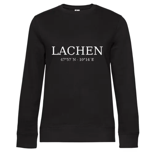 Lachen Koordinaten Sweat Frauen Queen Crew Neck