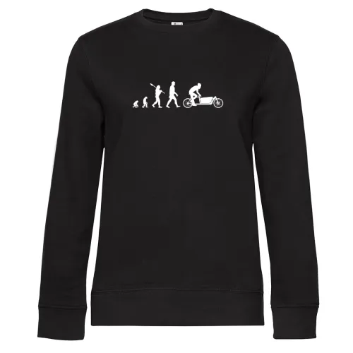 Lastenrad Evolution Cargobike Evo Sweat Frauen Queen Crew Neck