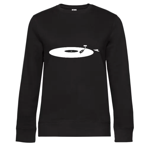 laufender Schallplattenspieler Frauen Sweat