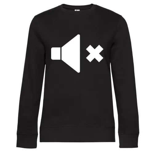 Lautsprecher Icon aus Frauen Sweat