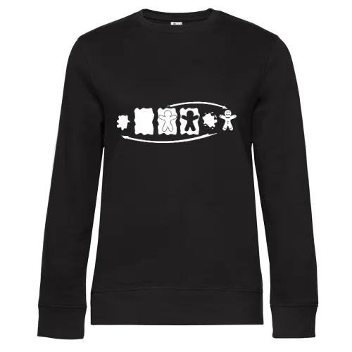Lebkuchen Evolution Sweat Frauen Queen Crew Neck