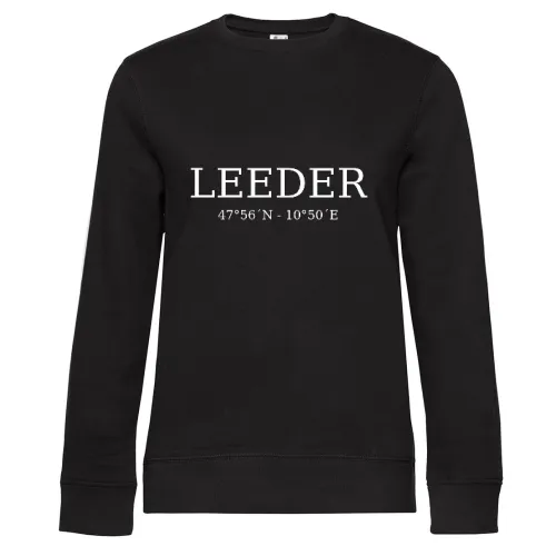 Leeder Koordinaten Sweat Frauen Queen Crew Neck