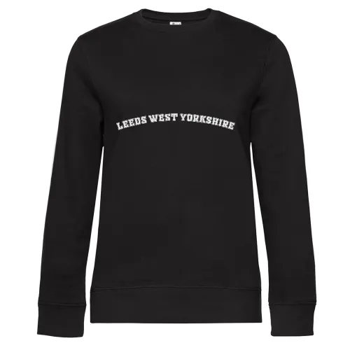Leeds West Yorkshire Sweat Frauen Queen Crew Neck