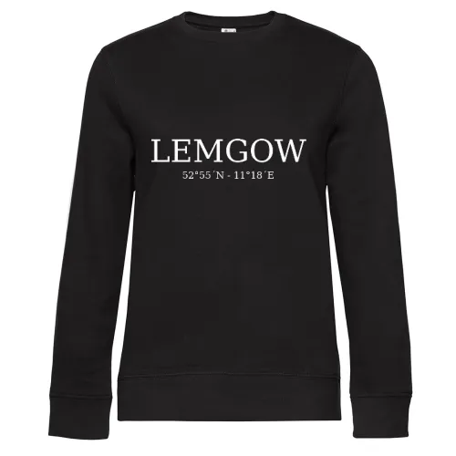 Lemgow Koordinaten Sweat Frauen Queen Crew Neck