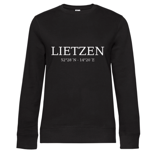 Lietzen Koordinaten Sweat Frauen Queen Crew Neck