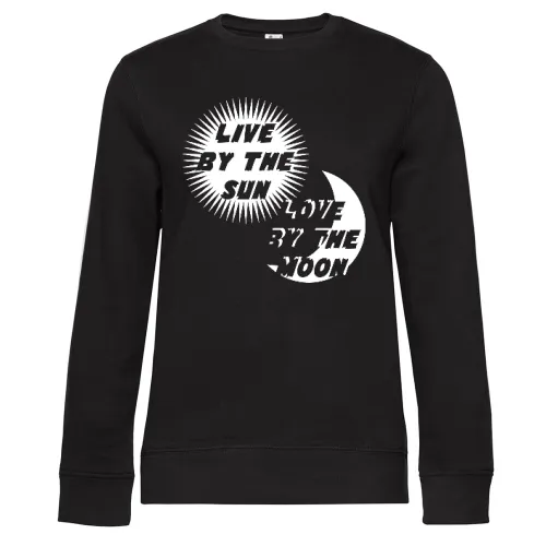 live and love Sweat Frauen Queen Crew Neck