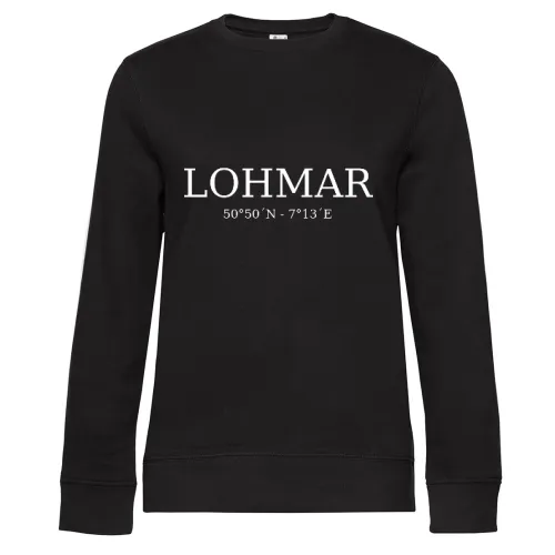 Lohmar Koordinaten Sweat Frauen Queen Crew Neck