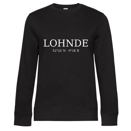Lohnde Koordinaten Sweat Frauen Queen Crew Neck