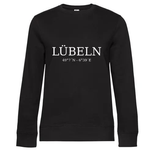 Lübeln Koordinaten Sweat Frauen Queen Crew Neck